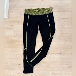 Fabletics Black and Yellow Leggings